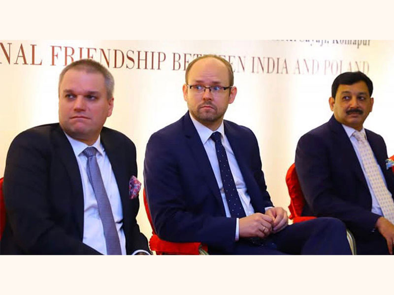 Addressed India Poland Business Meet during the visit of the Polish delegation led under the program of Deputy Prime Minister Prof. Piotr Gliński, Deputy Foreign Minister Marcin Przydacz and Rafał Milczarski, along with Sambhajiraje Chhatrapati in strengthening global ties for Kolhapur. September 2019